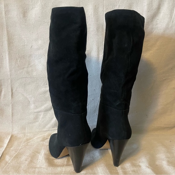 Something Navy Cone Heel Boot - Picture 6 of 6